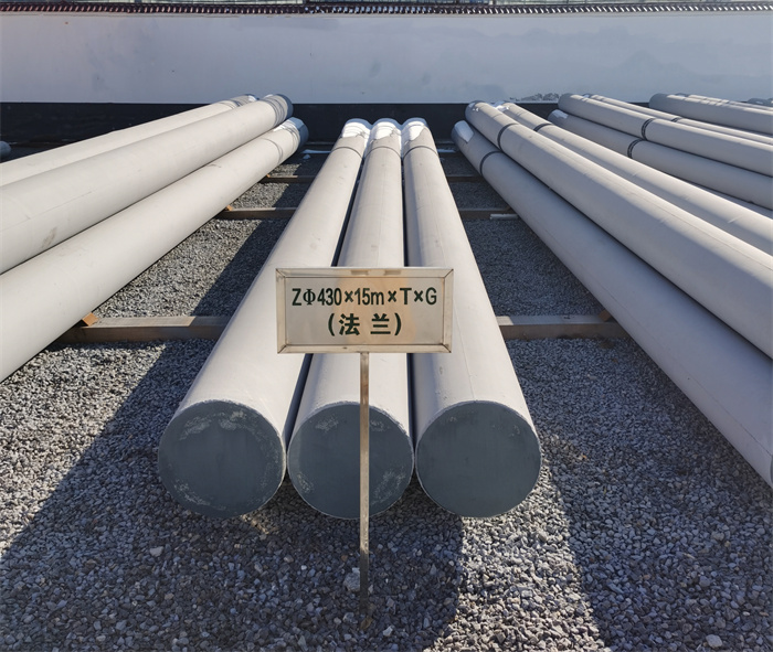 宿州430×15米×T×G砼电力电杆